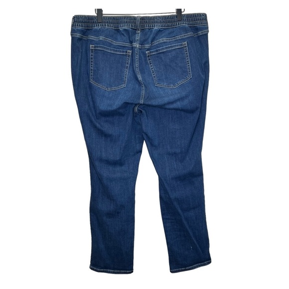 Torrid Blue Straight Leg Distressed Jeans Size 2x - Picture 3 of 11